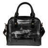 Dolphin Shoulder Handbag B/W