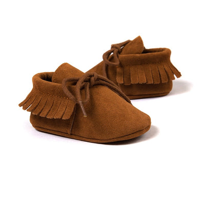 Suede Lace Moccasin Shoes