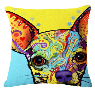 Dog Printed Pillow Covers