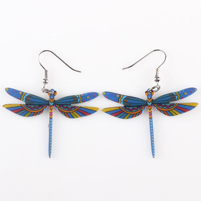 Dragonfly Drop Earrings