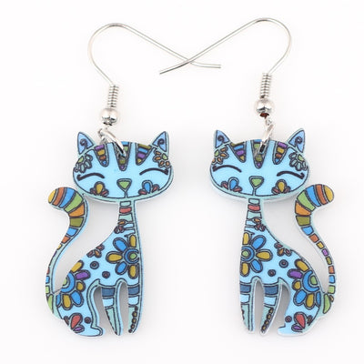 Drop Cat Earrings