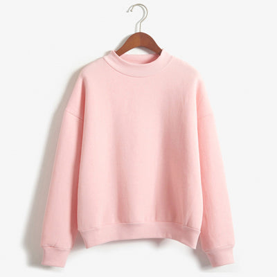 Women's Plain Sweatshirt Pullover Tops