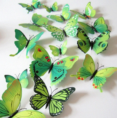 3D Butterfly Wall Stickers - FREE