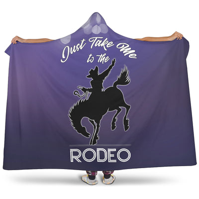 Take Me To The Rodeo Hooded Blanket