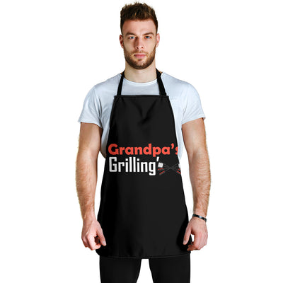 Men's Apron Grandpa's Grillin