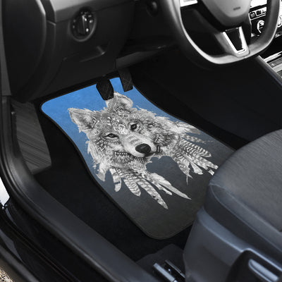 Spirit Animal Wolf Car Floor Mats